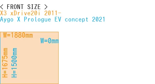 #X3 xDrive20i 2011- + Aygo X Prologue EV concept 2021